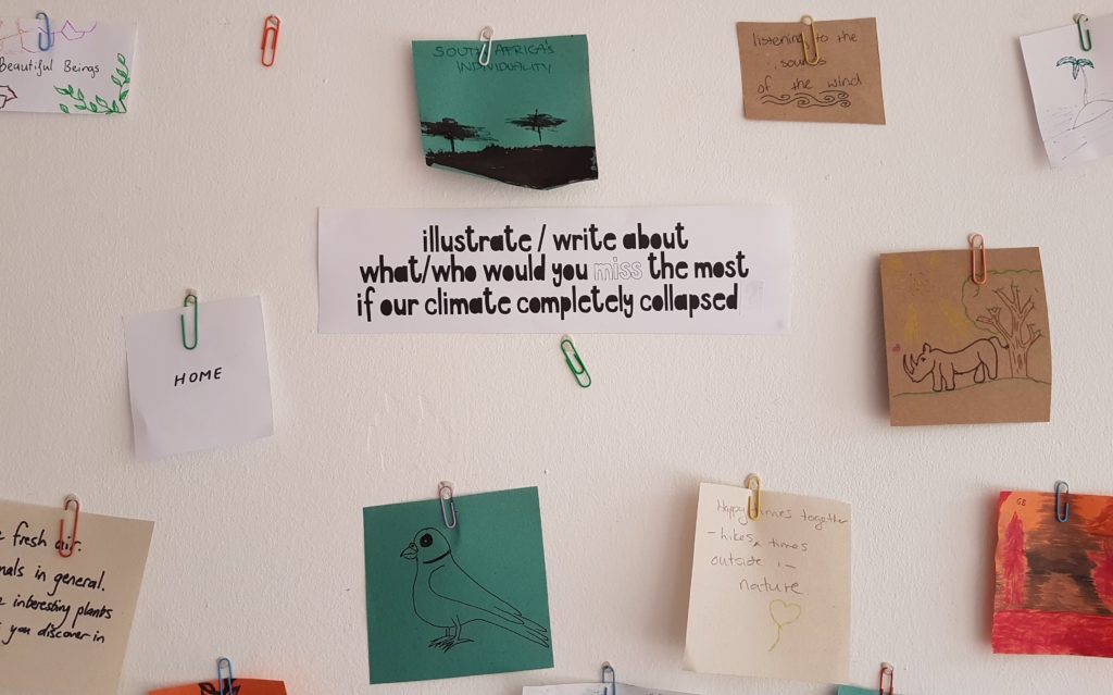 interactive art project on climate change