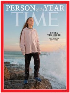 TIME cover of Greta Thunberg